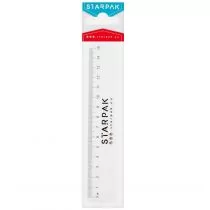 Starpak Linijka Plast 15cm Starpak Pbh 40/960 - Przybory szkolne - miniaturka - grafika 1