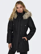 Kurtki damskie - ONLY Parka w kolorze czarnym - miniaturka - grafika 1