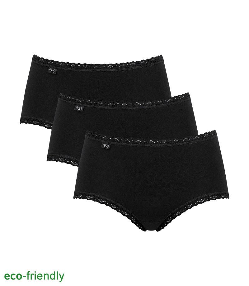 3 x Majtki damskie sloggi 24/7 Cotton Lace Midi C3P-38