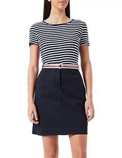 Tommy Hilfiger Damska spódnica Co Tencel Chino, Desert Sky, 46 - Spódnice - miniaturka - grafika 1