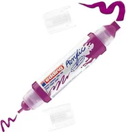 Markery permanentne - Marker akrylowy 3D e-5400 EDDING, podwójny, 2-3 mm, 5-10 mm, jagodowy - miniaturka - grafika 1