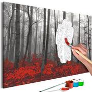 Malowanie po numerach - Obraz do samodzielnego malowania - Nagie drzewa (rozmiar 60x40) - miniaturka - grafika 1