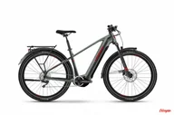Rowery elektryczne - Rower elektryczny Haibike Trekking 5 High olive/red - gloss 2023 - miniaturka - grafika 1