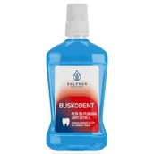 Płyny do płukania jamy ustnej - BUSKODENT Płyn do płukania jamy ustnej bez alkoholu i fluoru 500ml SULPHUR - miniaturka - grafika 1