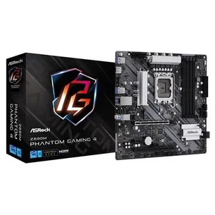 Płyta główna ASRock Z690 Phantom Gaming 4 Płyta główna - Intel Z690 - Intel LGA1700 socket - DDR4 RAM - ATX 90-MXBHJ0-A0UAYZ - Płyty główne - miniaturka - grafika 1