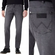 Spodnie męskie - Wrangler FRONTIER RELAXED Blackout PROSTE LUŹNE SZARY DżINS W33 L34 - miniaturka - grafika 1