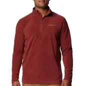 Bluzy męskie - Bluza Columbia Klamath Range II Half Zip 1352472682 - czerwona - miniaturka - grafika 1