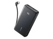 Powerbanki - Anker Zolo Power Bank 20000mAh 22.5W Built-In USB-C Cable Black A110EH11 - miniaturka - grafika 1