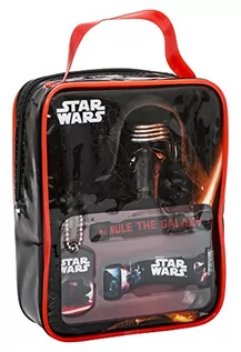 Akcesoria i dodatki do ubrań dla dzieci - Star Wars 91643  Kylo Ren fanset 2 gumowe bransoletki i 1 naszyjnik z wisiorkiem w kształcie, 15 x 5 x 18 cm 91643 - grafika 1