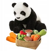 Maskotki i pluszaki - Zestaw na dzień dziecka pluszaki Panda i warzywa - miniaturka - grafika 1