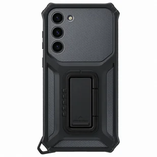 Samsung Rugged Gadget Case etui Samsung Galaxy S23+ pancerny pokrowiec ring holder podstawka szare (EF-RS916CBEGWW) - Etui i futerały do telefonów - miniaturka - grafika 2