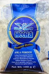 Agrest indyjski w proszku Amla Heera 100g - Przyprawy i zioła sypkie - miniaturka - grafika 1