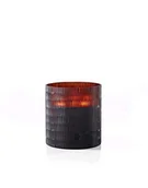 Świece - Onno RHOMBUS świeca zapachowa, szkło, brązowa, XL - miniaturka - grafika 1