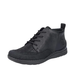 Rieker Damskie 48922 krótkie buty, czarny, 39 EU - Moda i Uroda OUTLET - miniaturka - grafika 1