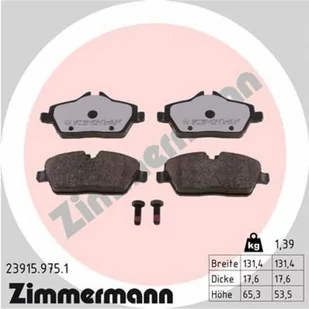 Klocki hamulcowe - komplet ZIMMERMANN 23915.975.1 - Klocki hamulcowe - miniaturka - grafika 1