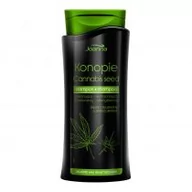 Szampony do włosów - Joanna Konopie szampon nawilżająco-wzmacniający do włosów delikatnych i uwrażliwionych 400 ml - miniaturka - grafika 1