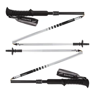 Black Diamond, Kije trekkingowe, Distance Z Trekking Poles (BD112208-0000), srebrny, 130cm - Kije trekkingowe - miniaturka - grafika 1