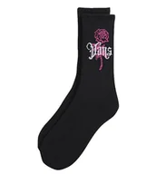 Skarpetki męskie - Skarpety Unisex VANS Drexell Crew Black (1 para) VN000QBABLK1 M - miniaturka - grafika 1