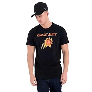 Koszulki sportowe męskie - New Era Phoenix Suns Team logo NBA T-Shirt czarny, xxl 11546140 - grafika 1