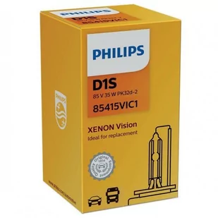Philips Żarówka ksenonowa Philips Vision D1S 85V 35W 4400K E17-1804 - Żarówki samochodowe - miniaturka - grafika 1