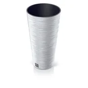 Donice - Doniczka FURU ROUND SLIM biały 25 x 48 cm - miniaturka - grafika 1