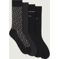 Skarpetki męskie - BOSS BLACK Skarpety 4-pack RS Gift Monogram - miniaturka - grafika 1