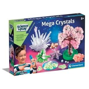 Clementoni SCIENCE - MEGA Kryształy Fluo - Klocki - miniaturka - grafika 1