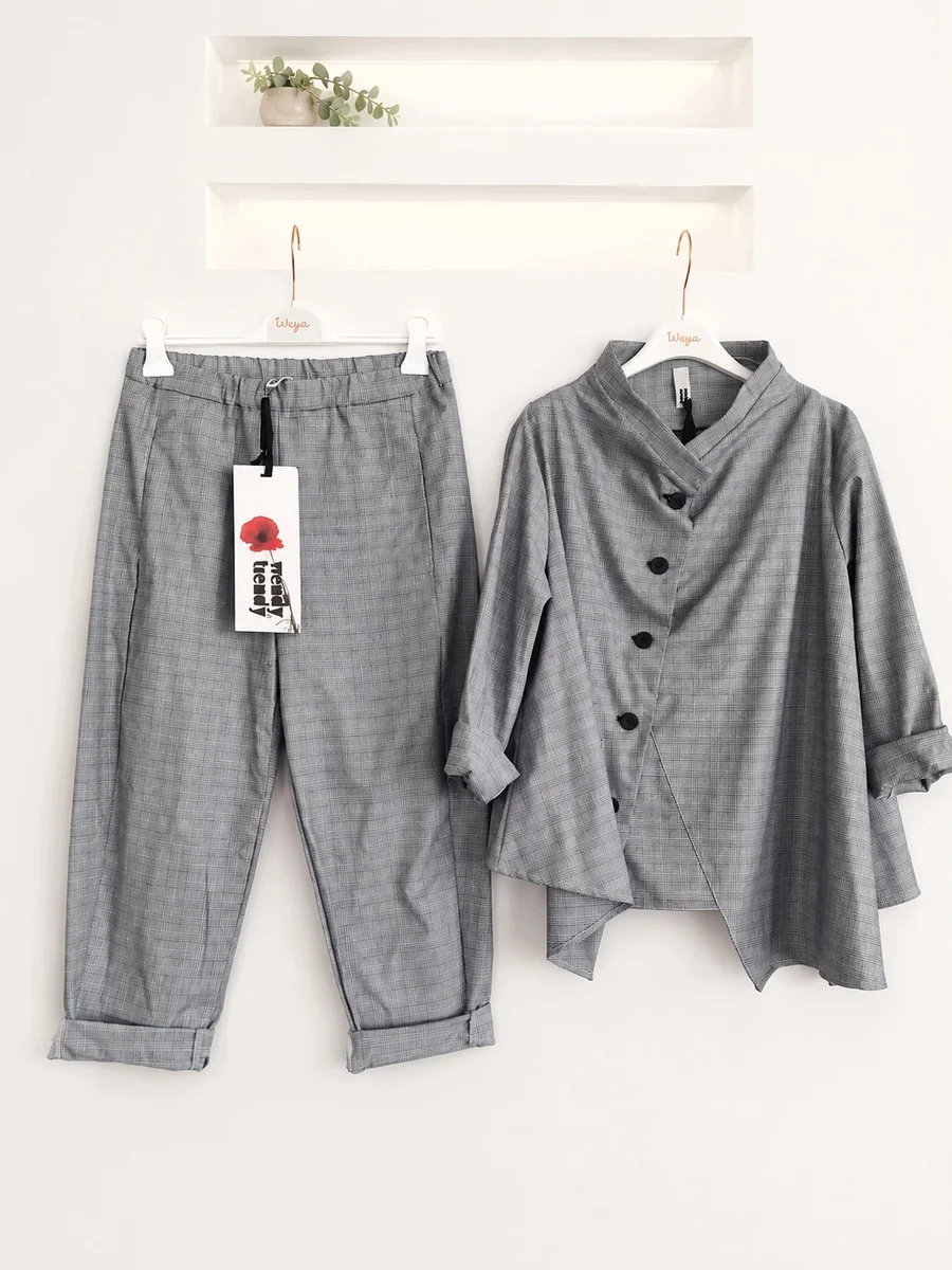 Wendy Trendy – komplet damski: marynarka + spodnie