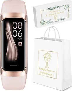 Smartband Rubicon Zegarek dziecięcy Rubicon SMARTWATCH - r. złoty komunia - Smartwatch - miniaturka - grafika 1