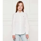 Bluzki dla dziewczynek - POLO RALPH LAUREN Koszula | Regular Fit - miniaturka - grafika 1