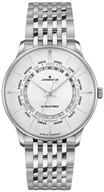 Zegarki męskie - Zegarek Junghans 27/3011.45 Meister Worldtimer 40mm - miniaturka - grafika 1