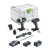 Zestawy elektronarzędzi - FESTOOL Zestaw TID 18 5,0/4,0-zestaw TPC 18/4 (TPC 18/4 + TID 18 + 1 x 4,0 Ah HPC-ASI + 1 x 5,0 Ah ASI + TCL6 + Systainer SYS3 M 237 ) - miniaturka - grafika 1