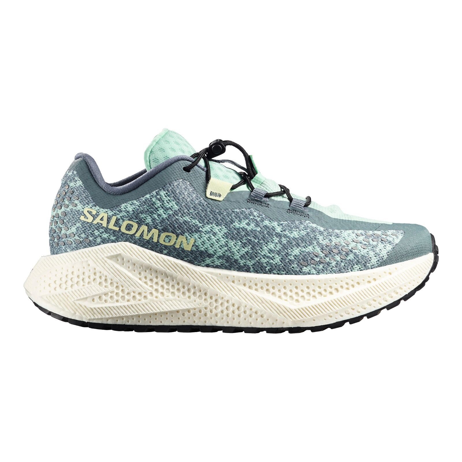 Damskie buty do biegania Salomon Aero Glide 4 GRVL Stormy Weather/Lichen/Vanilla Ice UK 6