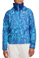 Kurtki damskie - Damska Kurtka Wiatrówka z Podszewką Chelsea F.C. AWF Loose Fit DM3000495 XS - miniaturka - grafika 1