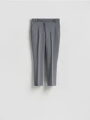 Spodnie damskie - Reserved - Spodnie w kant - ciemnoszary - miniaturka - grafika 1