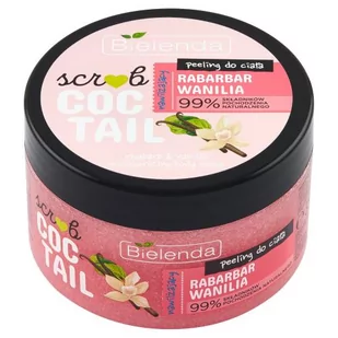 Bielenda Scrub Coctail Peeling do ciała nawilżający Rabarbar & Wanilia 350g 134650 - Peelingi do ciała - miniaturka - grafika 1