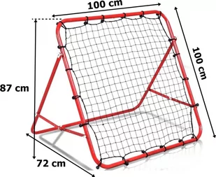 BRAMKA TRENINGOWA BOUNCER REBOUNDER TRENAŻER 100 CM - Piłka nożna - miniaturka - grafika 1