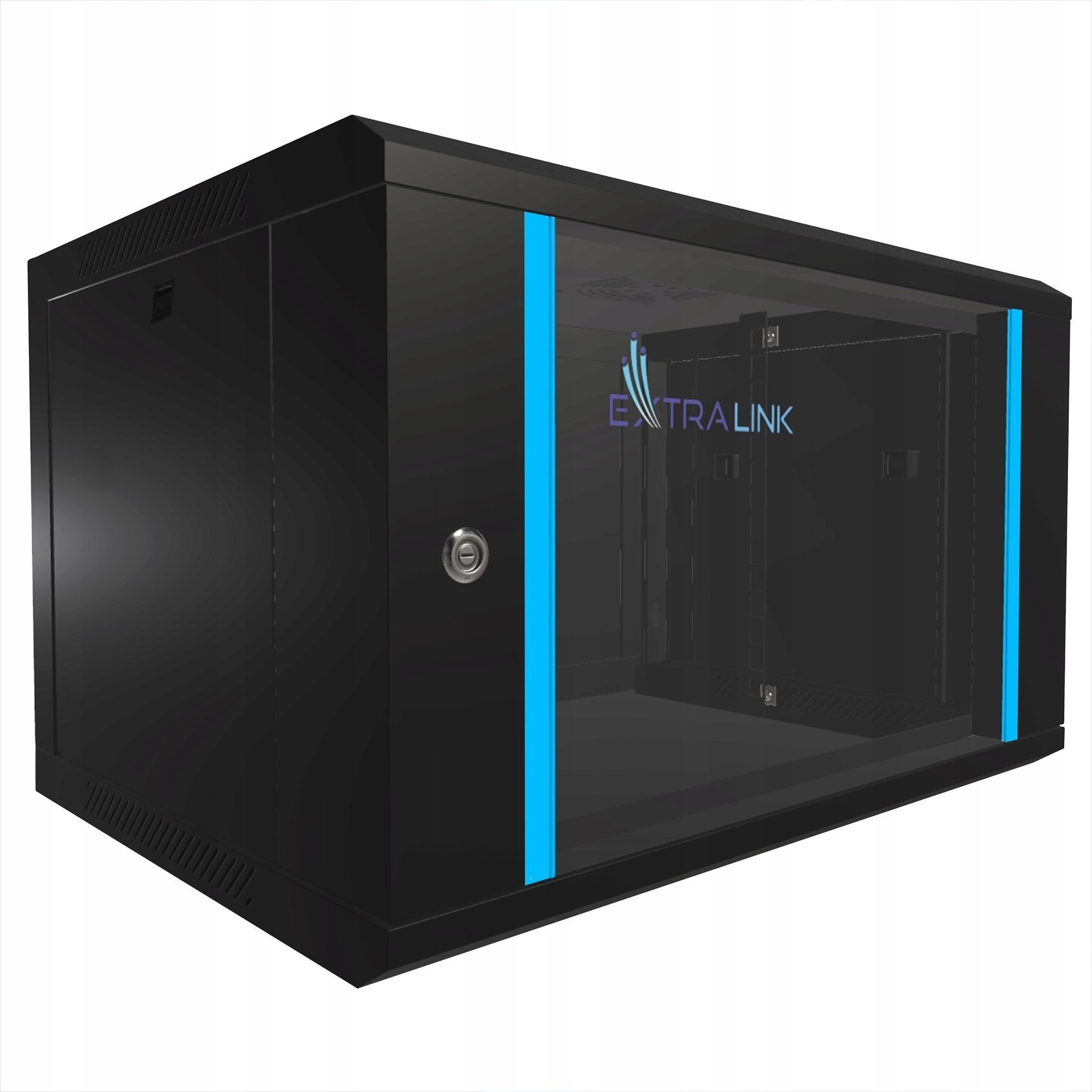 Szafa ExtraLink LITE 6U 530X400 WALL-MOUNTED RACKMOUNT CABINET BLACK EX.28785