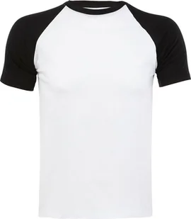 SOLs 11190 Raglan Funky 150 Koszulka męska - Kolor: Biały/czarny - Rozmiar: XL - Koszulki męskie - miniaturka - grafika 1