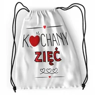 Plecaki worki - Plecak Dla Zięcia Sportowy Szkolny Worek Torba z Nadrukiem ze Zdjęciem - miniaturka - grafika 1