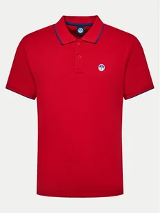 North Sails Polo 692452 Czerwony Regular Fit - Koszulki męskie - miniaturka - grafika 1