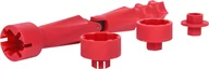 Deski sedesowe - KS Tools Klucz montażowy do  123.0035 deska sedesowa WC-zestaw, 4-częściowy 4042146710616 - miniaturka - grafika 1