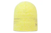 Czapki i chusty sportowe męskie - BUFF Czapka do biegania DRYFLX Beanie solid lime - miniaturka - grafika 1