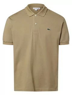 Koszulki męskie - Lacoste - Męska koszulka polo, beżowy|zielony - grafika 1