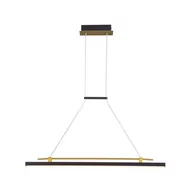 Lampy sufitowe - Merlot lampa wisząca 1xLED/16W czarna/złota PND-54638F-16W-3K-BK-GD - miniaturka - grafika 1