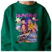 Bluzy dla dziewczynek - BLUZA DZIECIĘCA KPOP DEMON HUNTERS HUNTRIX 134-140 BAWEŁNIANA JAKOŚĆ - miniaturka - grafika 1