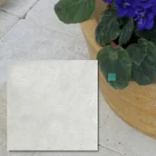 Kostki brukowe i krawężniki - Tiles Tawertyn Super Light Szlifowany Bębnowany 40,6x40,6x1,2 cm - miniaturka - grafika 1