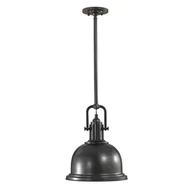 Lampy sufitowe - Parker Place lampa wisząca loft odcienie brązu FE-PARKER-P-M-DB Feiss - miniaturka - grafika 1