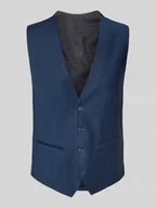 Kamizelki męskie - Kamizelka z dekoltem w serek i kieszeniami z wypustką - miniaturka - grafika 1