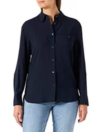 Koszule damskie - United Colors of Benetton Koszula damska, Ciemnoniebieski 016, S - miniaturka - grafika 1